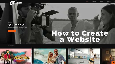 How to Create a Website - Creating a website for Garage Filmmakers!