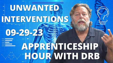 "Apprenticeship Hour with DrB" LIVE Workshop Invitation (09/29/23)