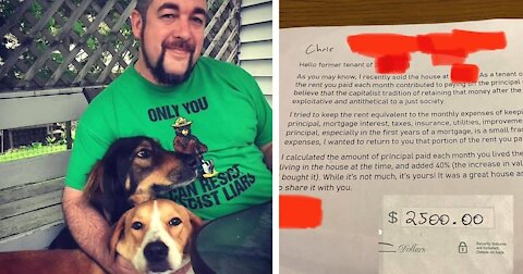 Landlord's Letter Leaves Ex-Tenant Speechless