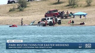 Park restrictions for Easter weekend