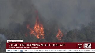 Smoke from Rafael Fire overshadows Sedona's red rocks
