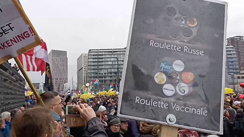 Manifestation à Rotterdam