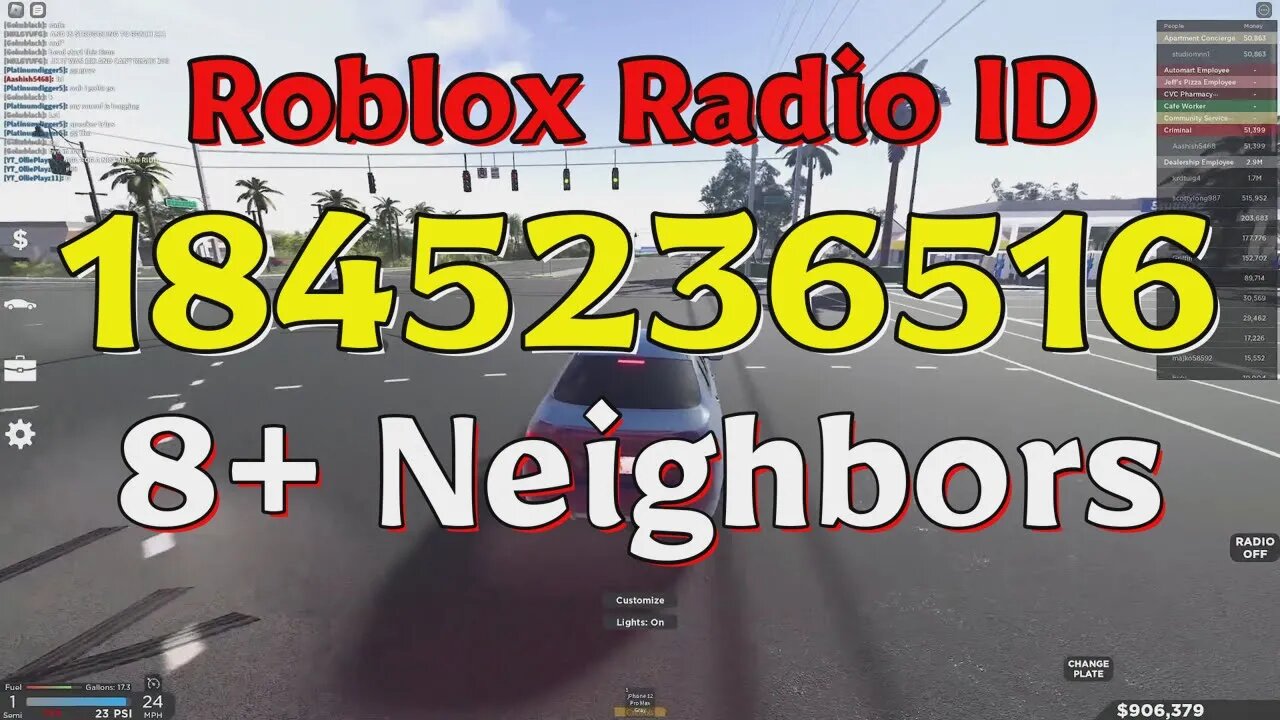 Neighbors Roblox Radio Codes/IDs