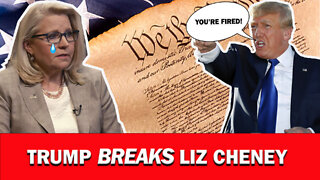 Donald Trump BROKE Liz Cheney!