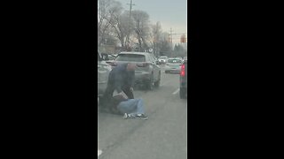 Video: Man's ankle ran over during road rage incident