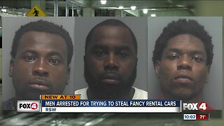 Men arrested for trying to steal fancy rental cars