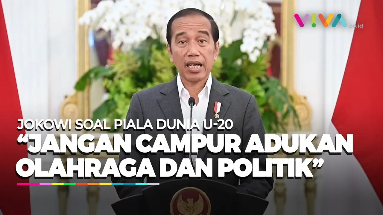 Jokowi Buka Suara Soal Isu Timnas Isreal Di Piala Dunia U-20 2023