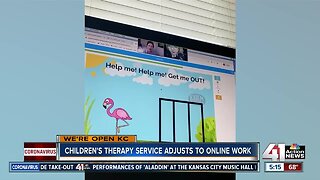 Children's therapy service adjusts to online work