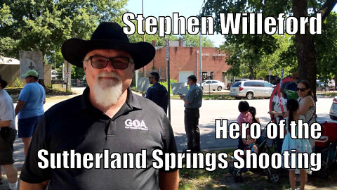 Hero of Sutherland Springs Shooting joins Pro-Gun Rights "Traitor Thom" Protest