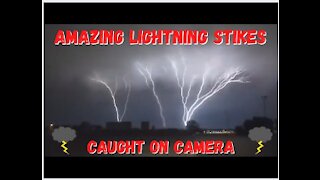 Amazing Near Miss Lightning Strikes Caught On Camera | Close Calls Haris