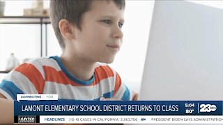 Lamont elementary schools return to the classroom