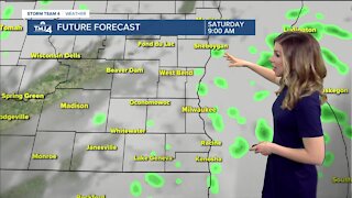 Fairly cloudy weekend with a few chances for showers