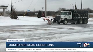 City of Tulsa working non-stop to clear city streets