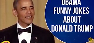 Barack Obama Funny Jokes About Donald Trump At White House Correspondents' Dinner | Mango News :)