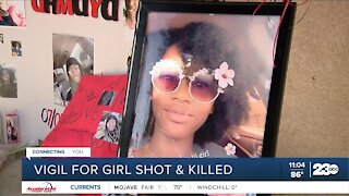 Vigil held for 12-year-old girl shot and killed