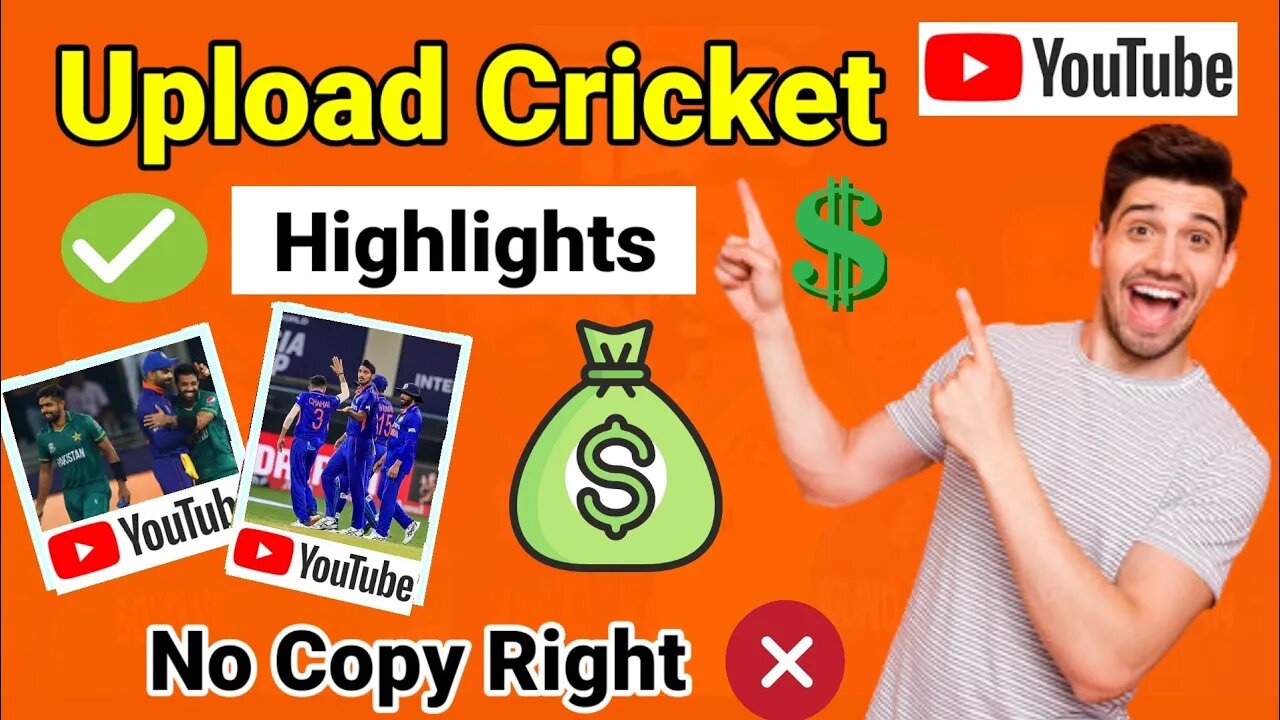 $1400/month Upload T20 World Cup Highlights || Cricket Videos on