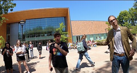 Eastern Washington University: Biblical Scholar Debates Me On Torah, Helps Draw Large Crowd, Much More Civility Today, Contending w/ Atheists & Agnostics, Homosexuals Eventually Show Up And Hostility Rises, Battle of the Megaphones