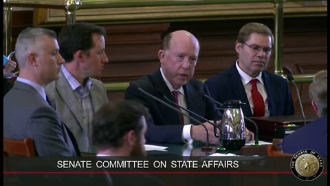 3/16 Dr. Hotze Testimony to the Texas Senate Committee on State Affairs (R-UC)