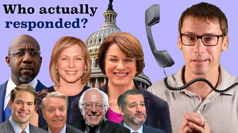 I called every Senator in the country. Here were the responses I got.