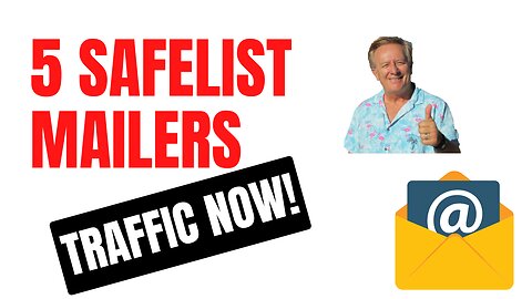 5 Safelists Where You Can Get Traffic To Your Website Now!