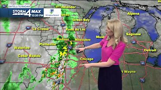 Evening showers expected Wednesday.