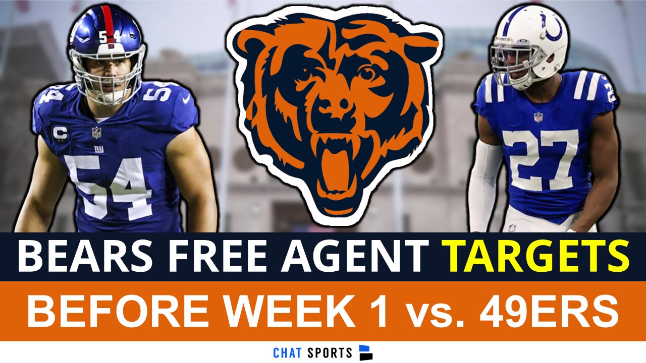 Top 15 NFL Free Agents The Chicago Bears Can Sign Before Week 1