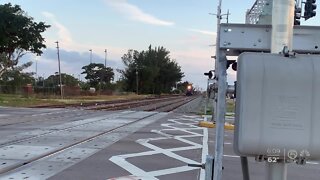 Trains causing traffic jams in Riviera Beach