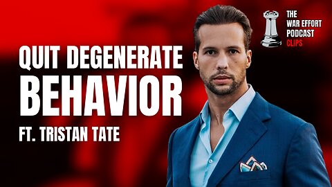 How To AVOID Degeneracy | Tristan Tate Interview