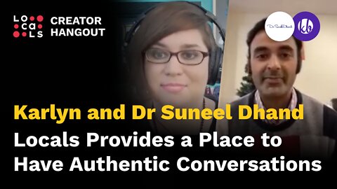 Karlyn Borysenko and Suneel Dhand Creator Hangout: A Place to Have Authentic Conversations