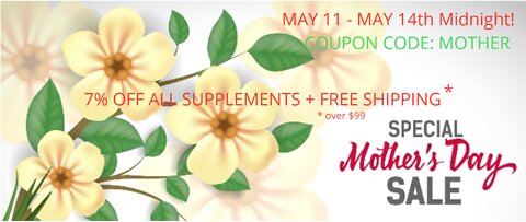 Wellness Answers Callers eMails Dr Bill Deagle MD Michelle Mothers Day Sale SPRING Coupon