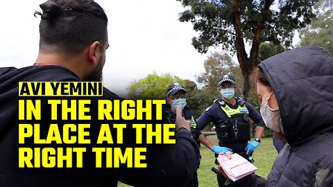 Avi Yemini steps in for woman VIOLENTLY ARRESTED in Melbourne