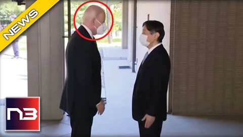 Something Strange Seen Happening With Biden’s Mouth While Meeting Japanese Emperor