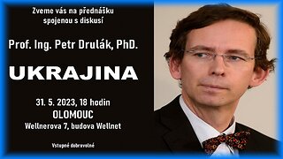 Prof. Petr Drulák, PhD. na debatě v Olomouci 31.5.2023