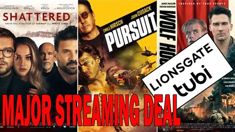TUBI tv Strikes Major Deal with Lionsgate