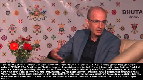 Yuval Noah Harari | "The Next Election In the U.S. In November 2024 Is Likely to Be Run to a Large Extent By A.I." "A.I. Can Create Religions." "It Makes It Possible to Monitor What's Happening Inside Their Body."