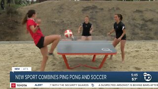 New sport combines ping pong and soccer