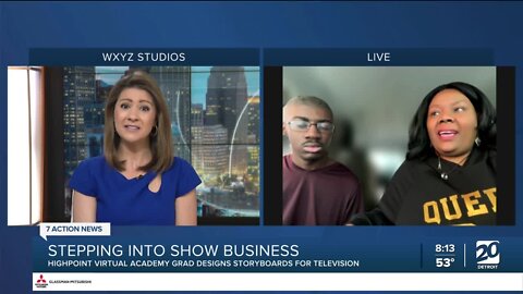 Detroit academy grad is stepping into show business