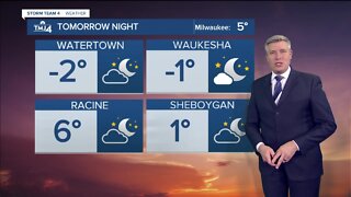 Windy and cold with highs in the single digits Wednesday