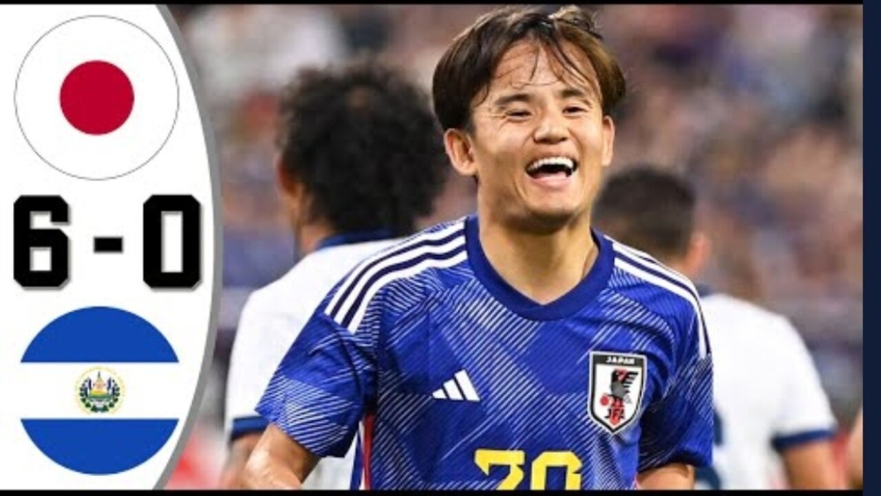 Japan vs El Salvador 60 Highlights & All Goals _ Friendly Mwatch