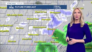 Showers and freezing drizzle possible New Year's Eve