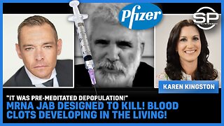 It WAS Pre-Meditated Depopulation! mRNA Jab Designed To KILL! Blood Clots Developing In The LIVING!