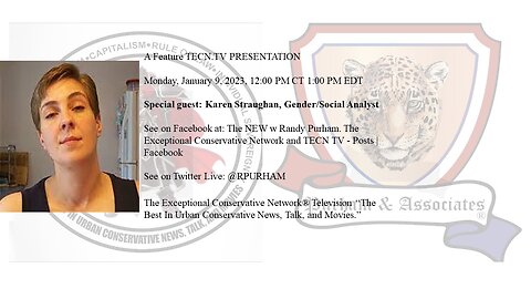 Special guest: Karen Straughan, Gender and Social Analyst