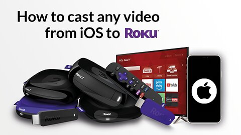 Stream web videos, movies and live tv from iPhone to Roku and Roku TV