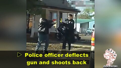 Police officer deflect gun and shoots back | Real Violence For Knowledge