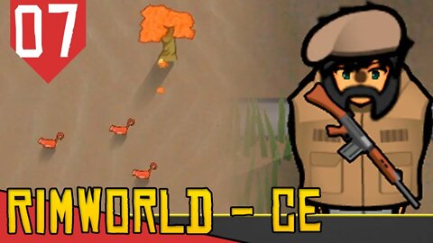 MACACOS me MORDAM - Rimworld Combat Extended #07 [Série Gameplay PT-BR]