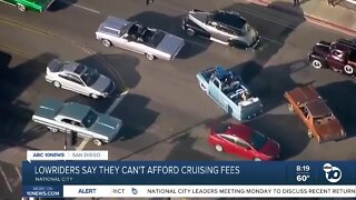 Lowriders say they can't afford cruising fees