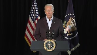 President Biden praises first responders in Surfside condo collapse