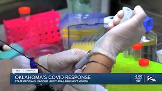 State officials: COVID-19 vaccine likely available in December