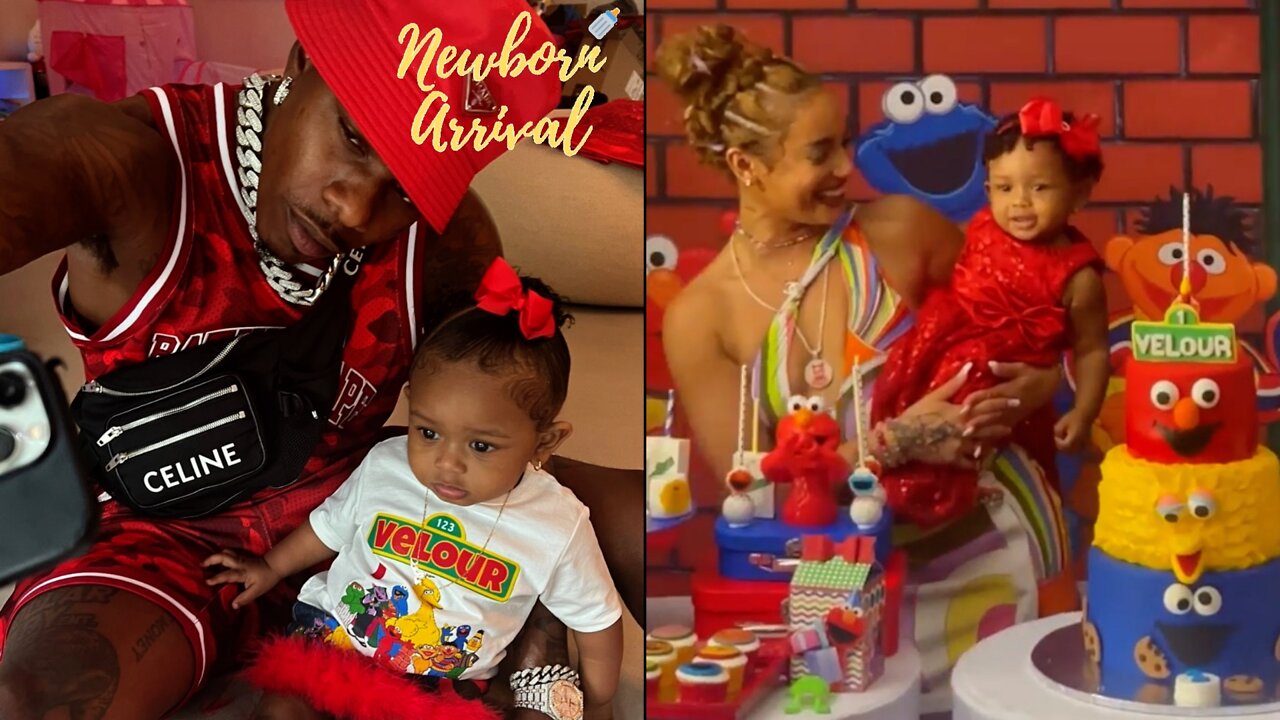 Dababy and #Danileigh celebrate daughter Velour's 2nd birthday.