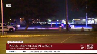 Pedestrian killed in crash near Central and Broadway